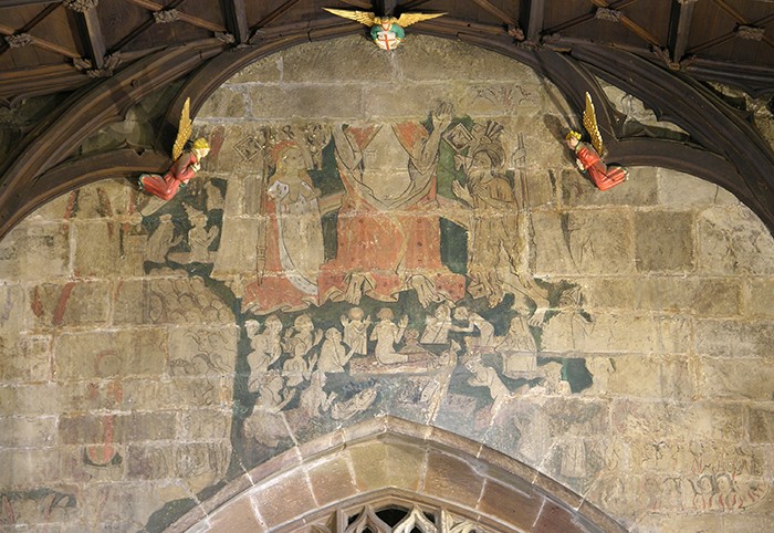 The Last Judgement at St Giles' Church, Wrexham