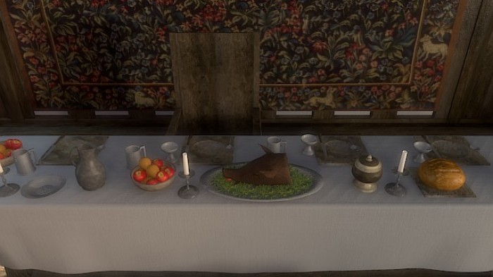 A feast at Cochwillan